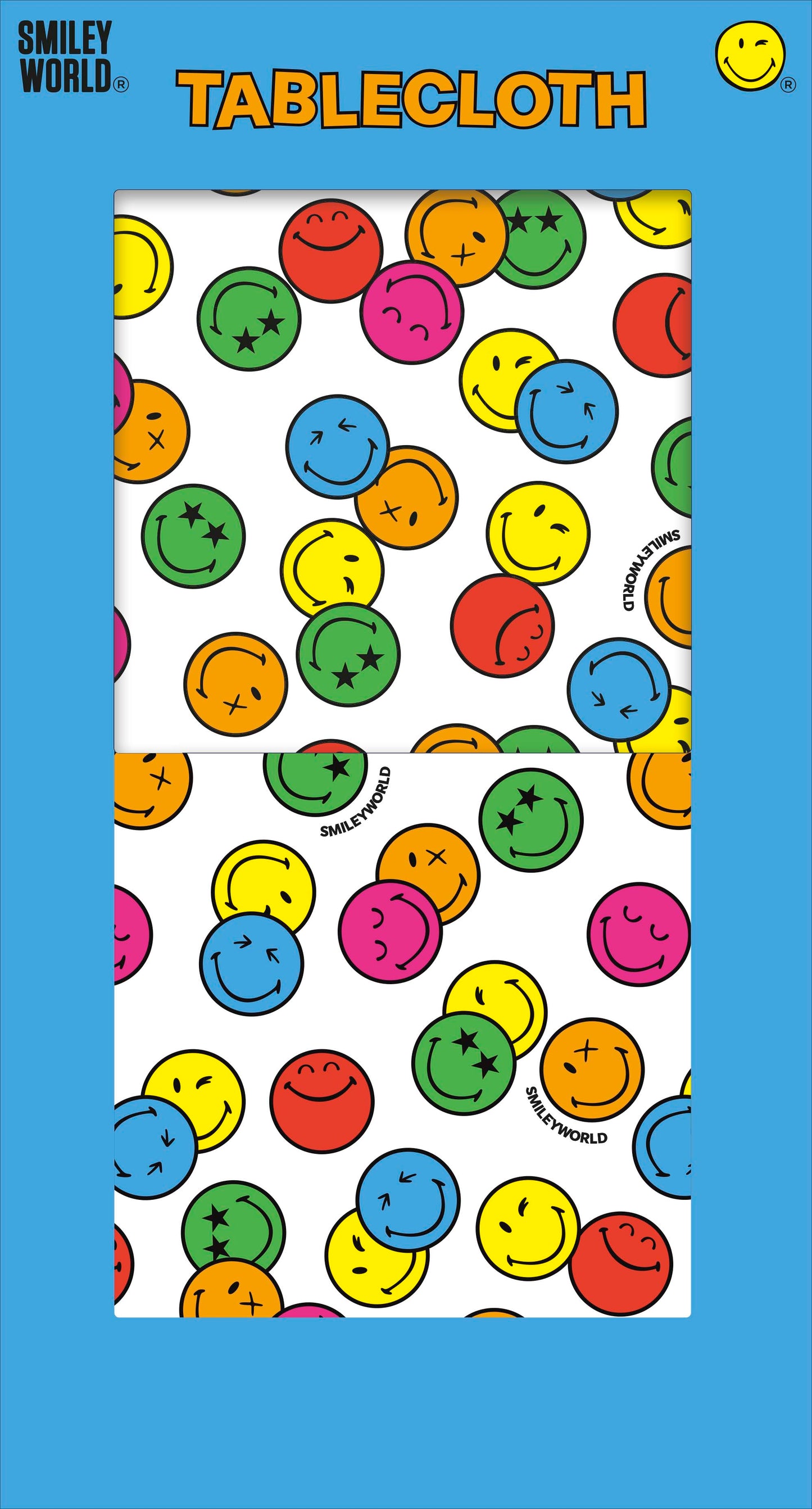 Table Cloth Greeting Cards Open Blank  Smiley World