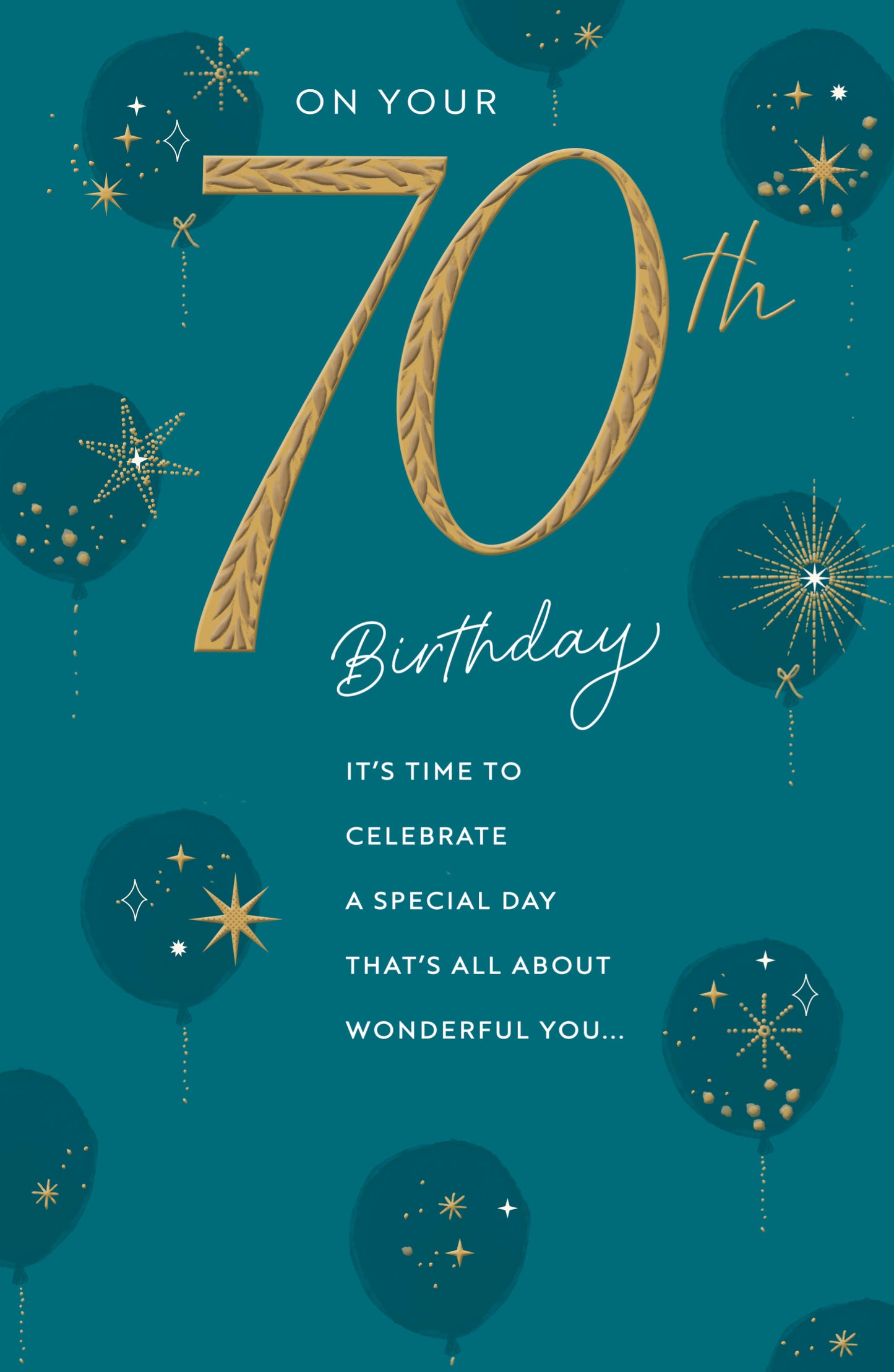 Standard Greeting Cards Birthday 70th  Gibson Core Line