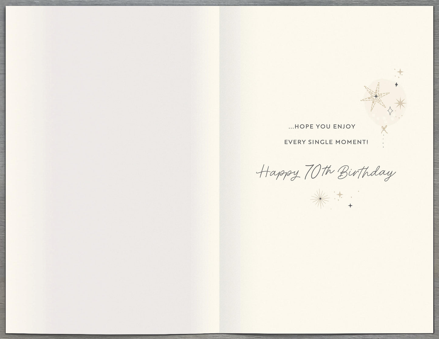 Standard Greeting Cards Birthday 70th  Gibson Core Line