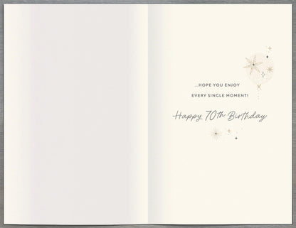 Standard Greeting Cards Birthday 70th  Gibson Core Line