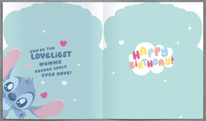 Standard Greeting Cards Birthday Mummy Cute Disney Lilo and Stitch
