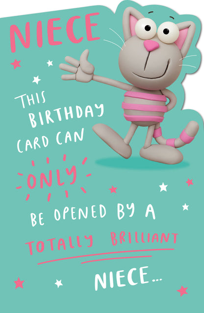 Standard Greeting Cards Birthday Niece Hum Crackers