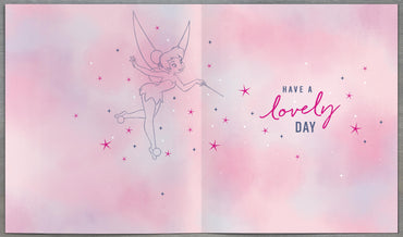Standard Greeting Cards Birthday 5 Year Girl Juvenile Disney Tinkerbell