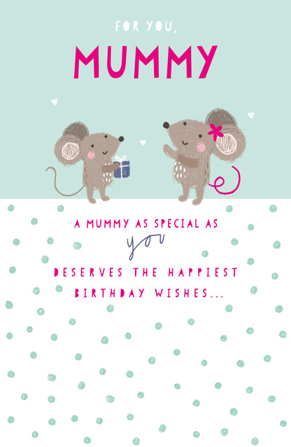 Standard Greeting Cards Birthday Mummy  Best Wishes Core Line