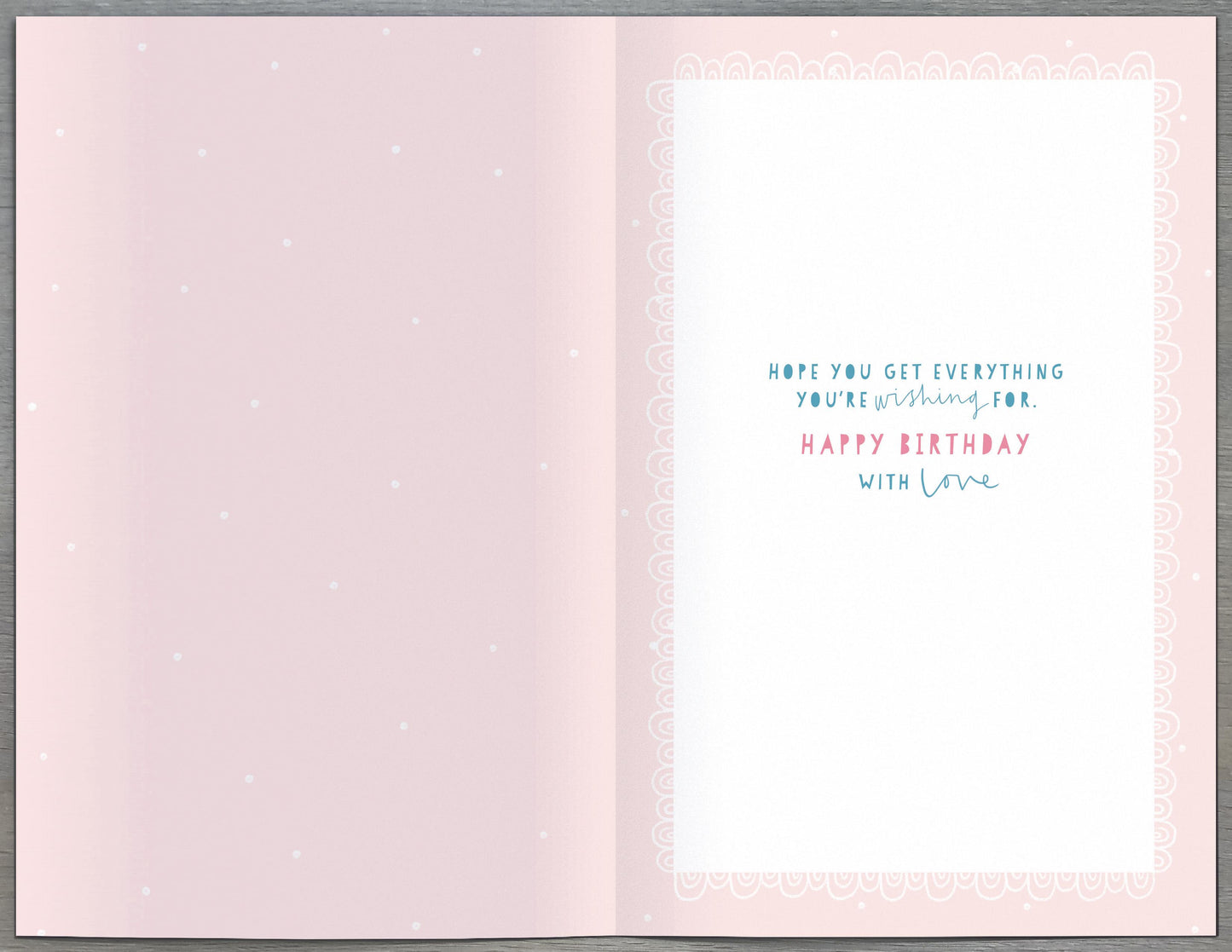 Standard Greeting Cards Birthday Niece  Best Wishes Core Line