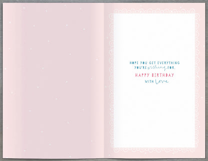 Standard Greeting Cards Birthday Niece  Best Wishes Core Line
