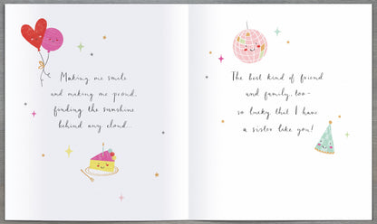 Standard Greeting Cards Birthday Sister  Amuslings