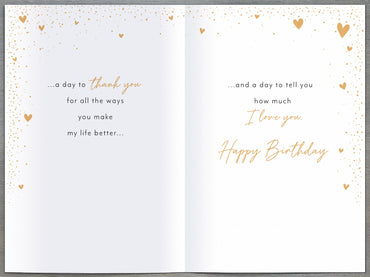 Hand Crafted Greeting Cards Birthday Wife  Gibson Core Line