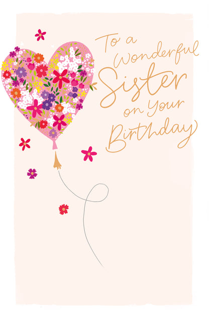 Standard Greeting Cards Birthday Sister  Gibson Core Line