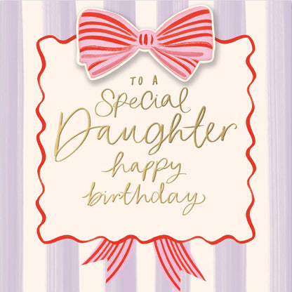 Hand Crafted Greeting Cards Birthday Daughter  Carlton Core Line