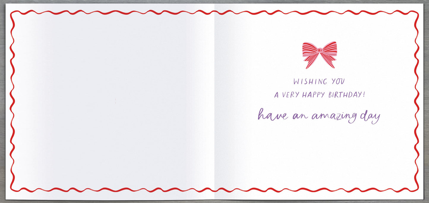 Hand Crafted Greeting Cards Birthday Daughter  Carlton Core Line