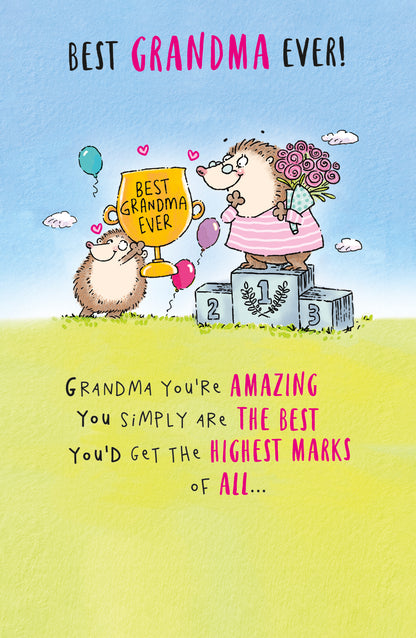 Standard Greeting Cards Birthday Grandma Hum Giggles