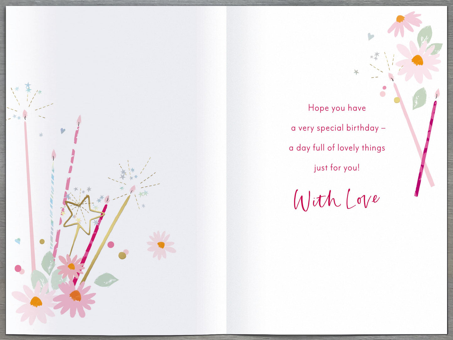 Hand Crafted Greeting Cards Birthday Mum  Carlton Core Line