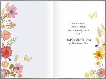 Standard Greeting Cards Birthday Special Friend  Gibson Core Line
