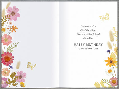 Standard Greeting Cards Birthday Special Friend  Gibson Core Line