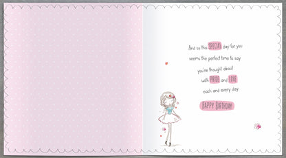 Standard Greeting Cards Birthday Daughter Juvenile Alana Rose