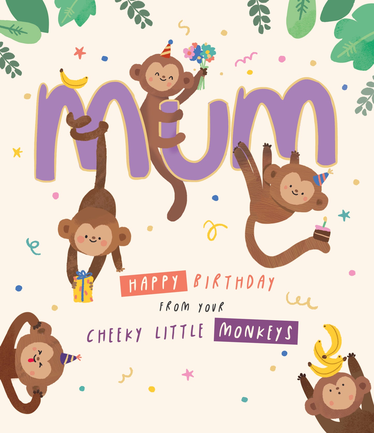 Standard Greeting Cards Birthday Mum From Both Cute Carlton Core Line