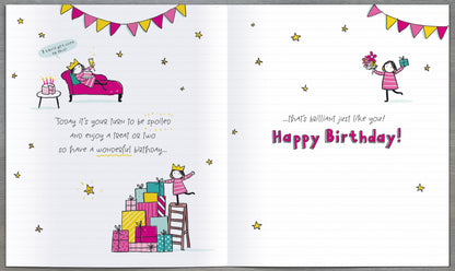 Standard Greeting Cards Birthday Mum Cute Oodles of Doodles