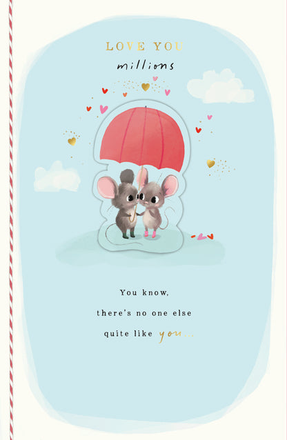 Standard Greeting Cards Birthday One I Love Cute Carlton Core Line