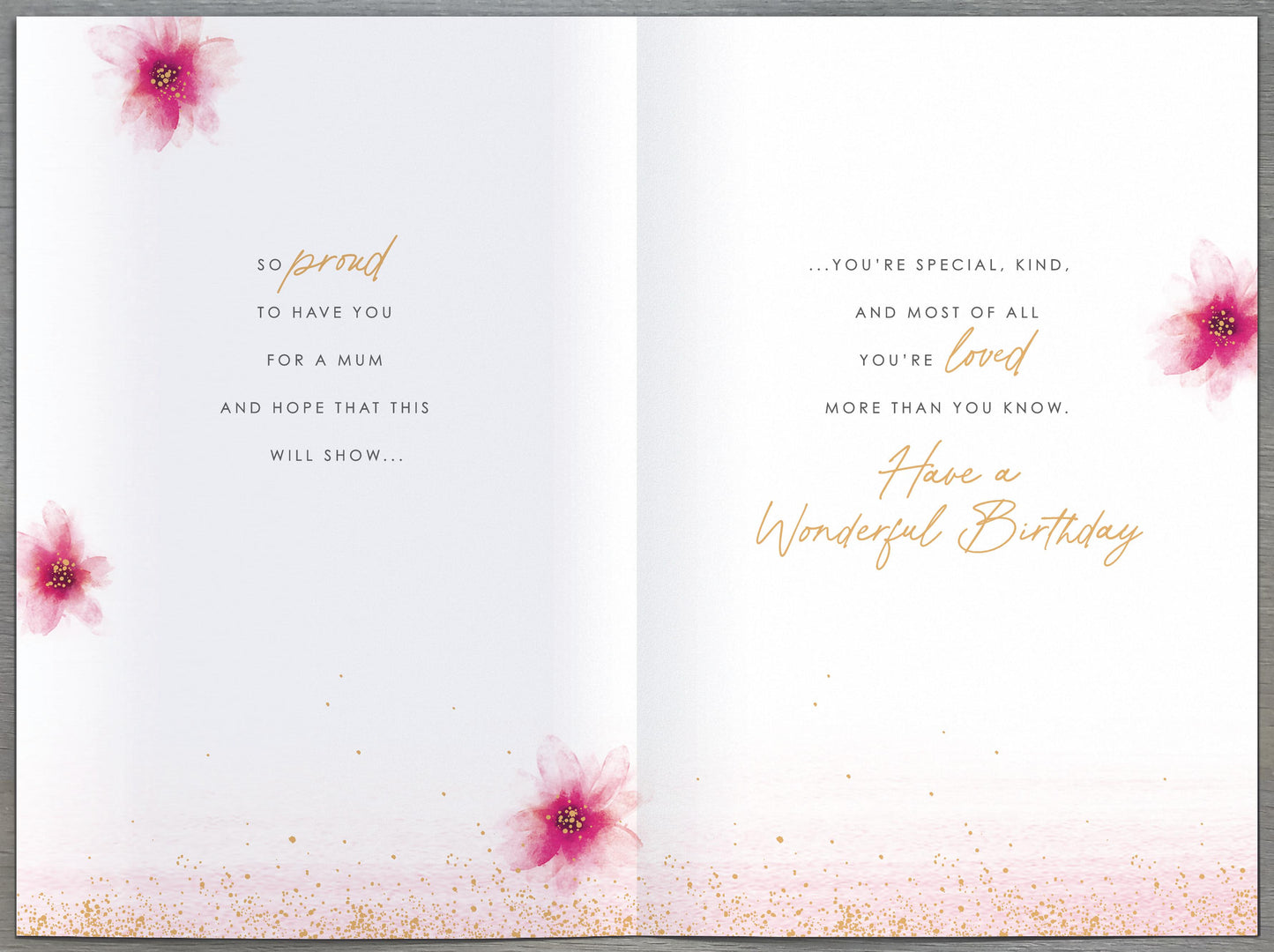 Standard Greeting Cards Birthday Mum  Beautiful Ladies