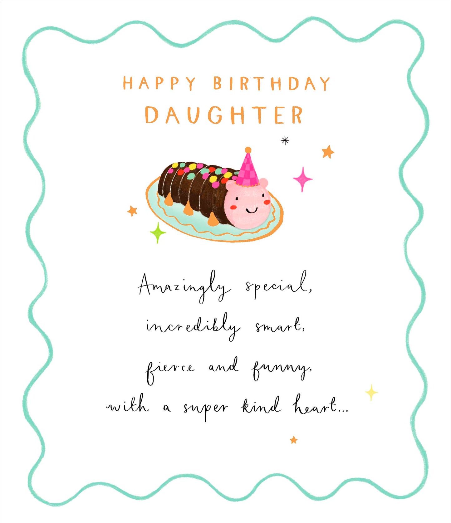 Standard Greeting Cards Birthday Daughter  Amuslings