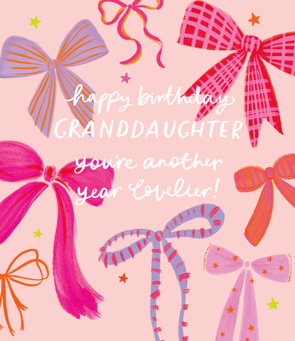 Standard Greeting Cards Birthday Granddaughter  Carlton Core Line