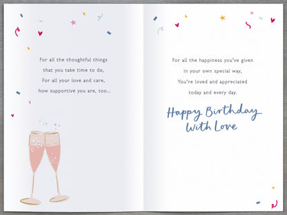 Standard Greeting Cards Birthday Mum  Simply Traditional
