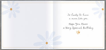 Standard Greeting Cards Birthday Mum From Daughter  Carlton Core Line