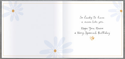 Standard Greeting Cards Birthday Mum From Daughter  Carlton Core Line