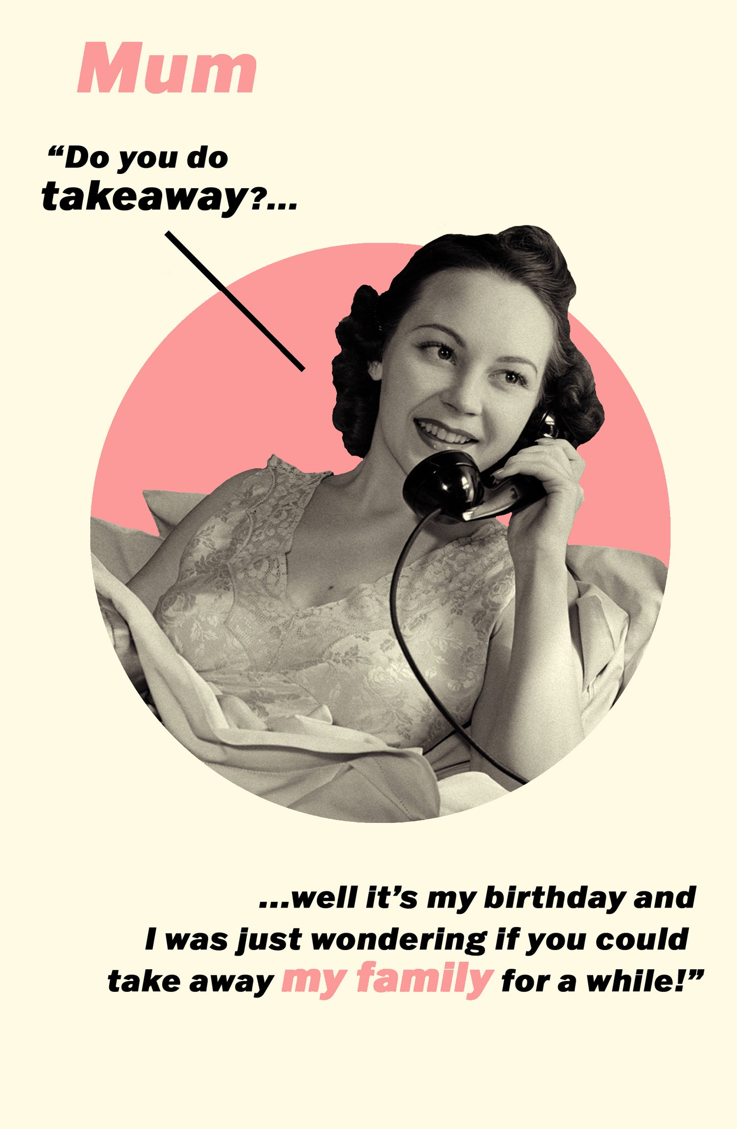 Standard Greeting Cards Birthday Mum Hum Hanson Core Line
