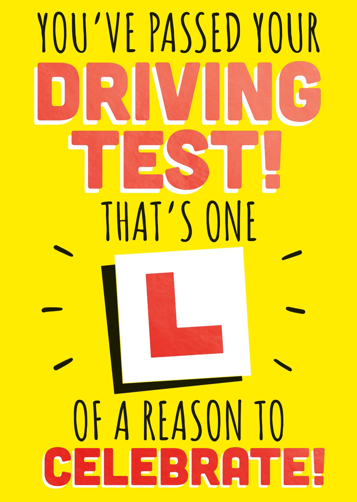 Standard Greeting Cards Congratulations Driving Test Hum Giggles