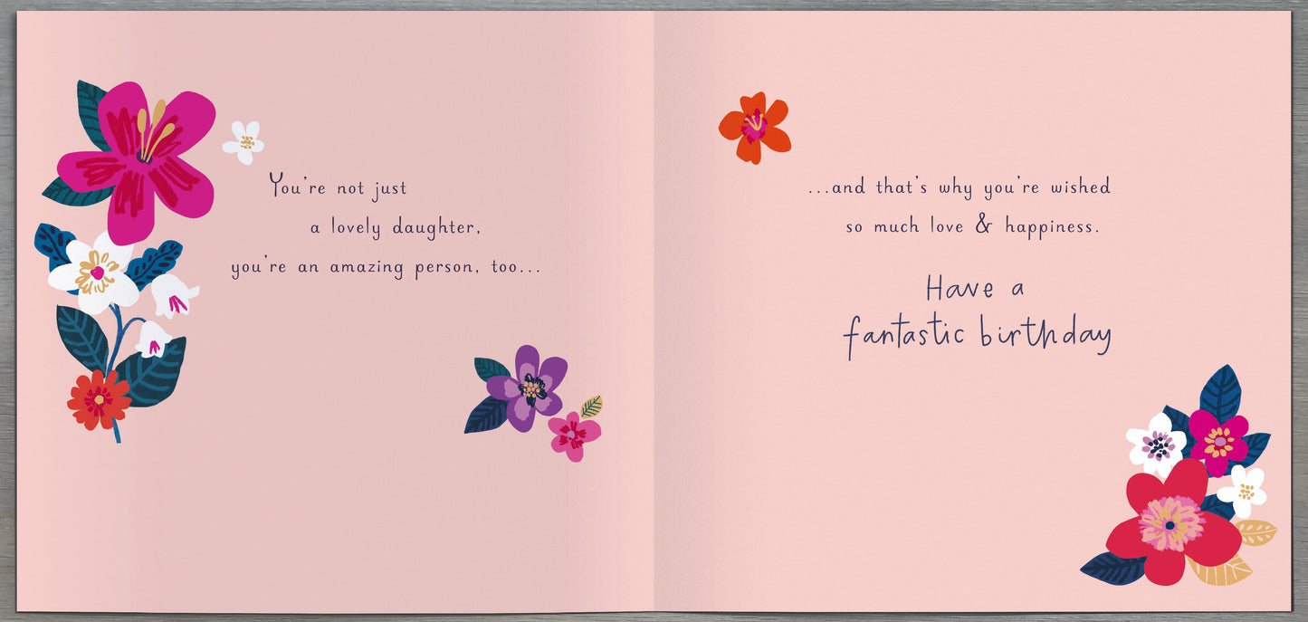 Standard Greeting Cards Birthday Daughter  Carlton Core Line