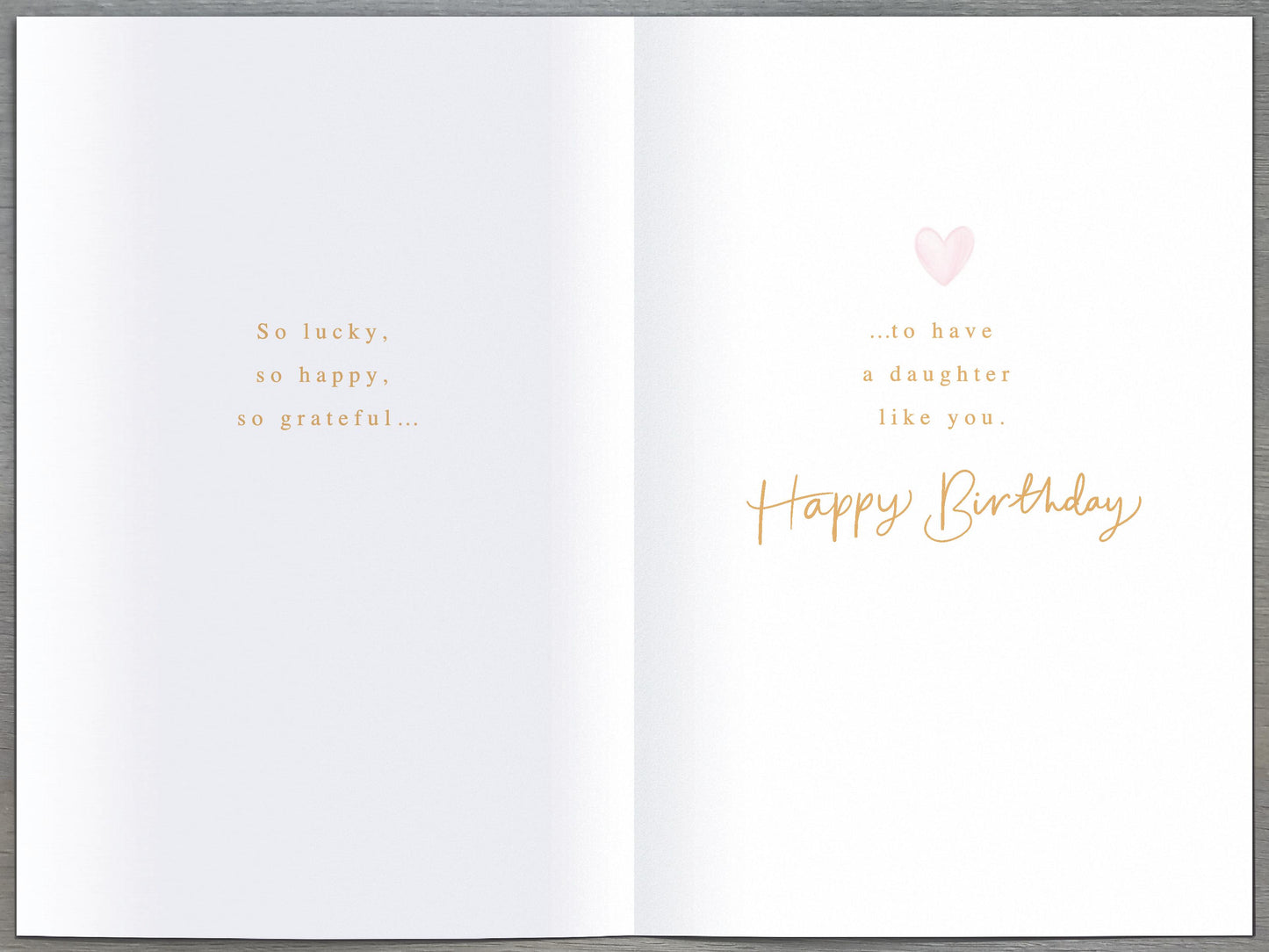 Standard Greeting Cards Birthday Daughter  Indigo Blush