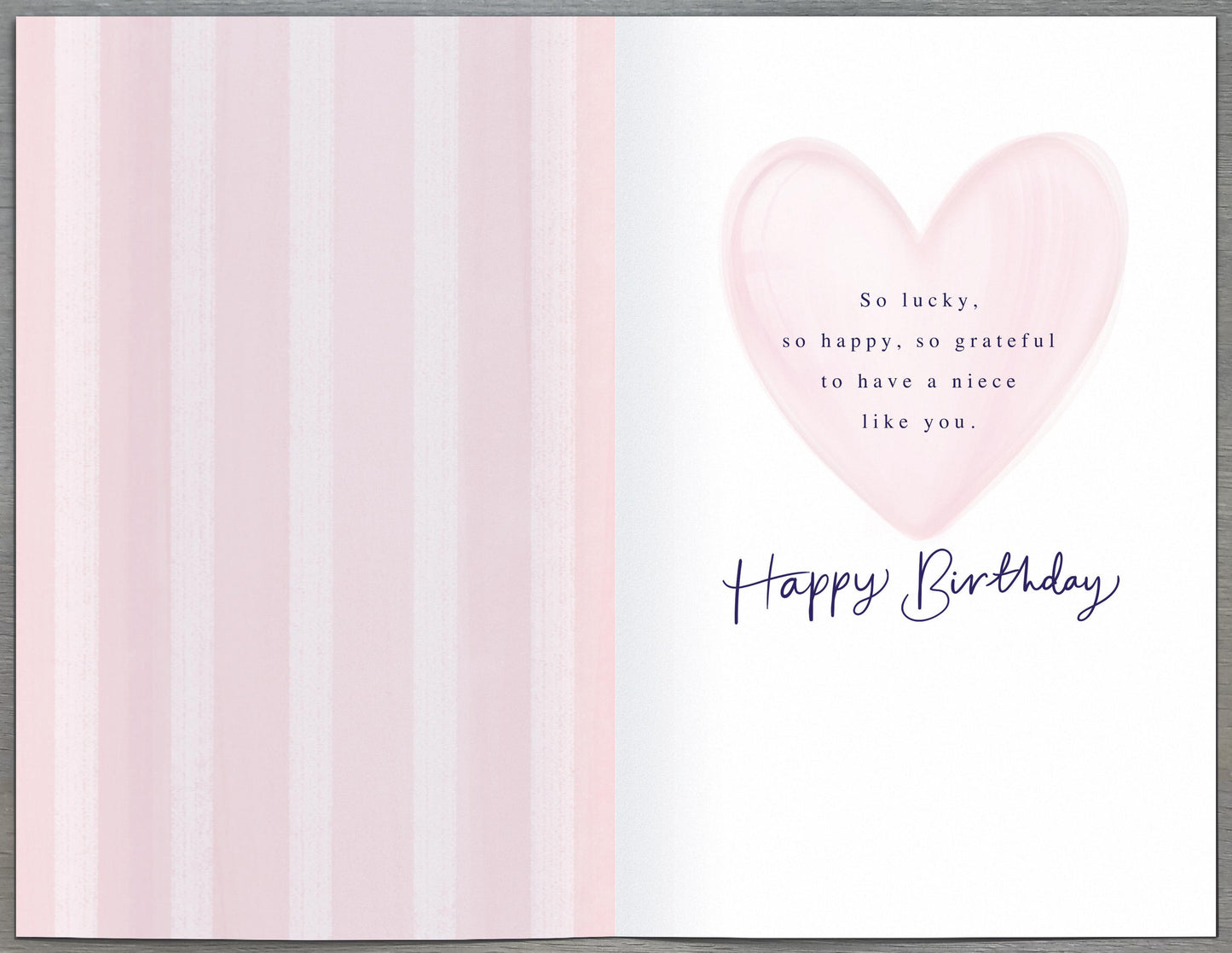 Standard Greeting Cards Birthday Niece  Indigo Blush
