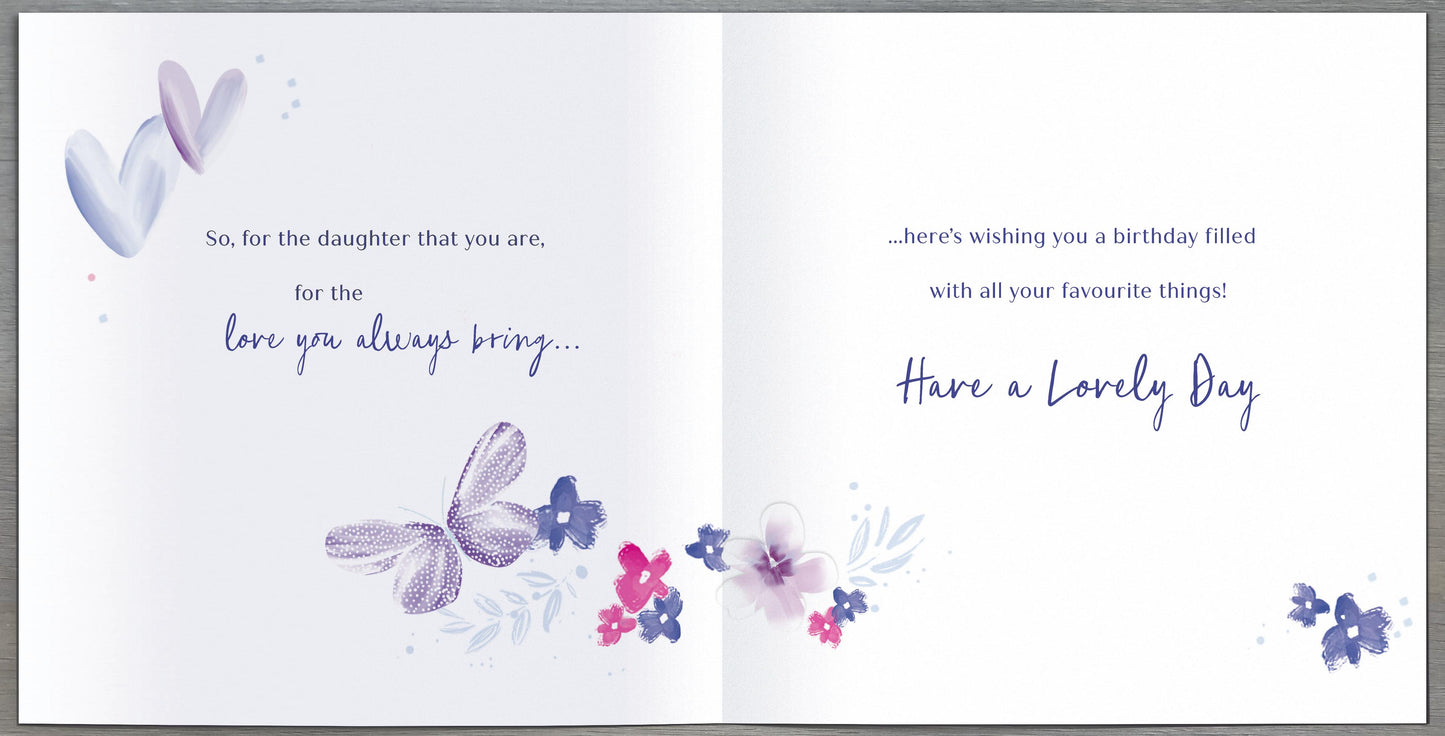 Standard Greeting Cards Birthday Daughter  Gibson Core Line