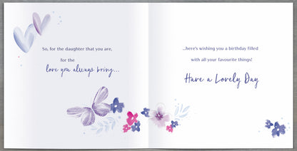 Standard Greeting Cards Birthday Daughter  Gibson Core Line