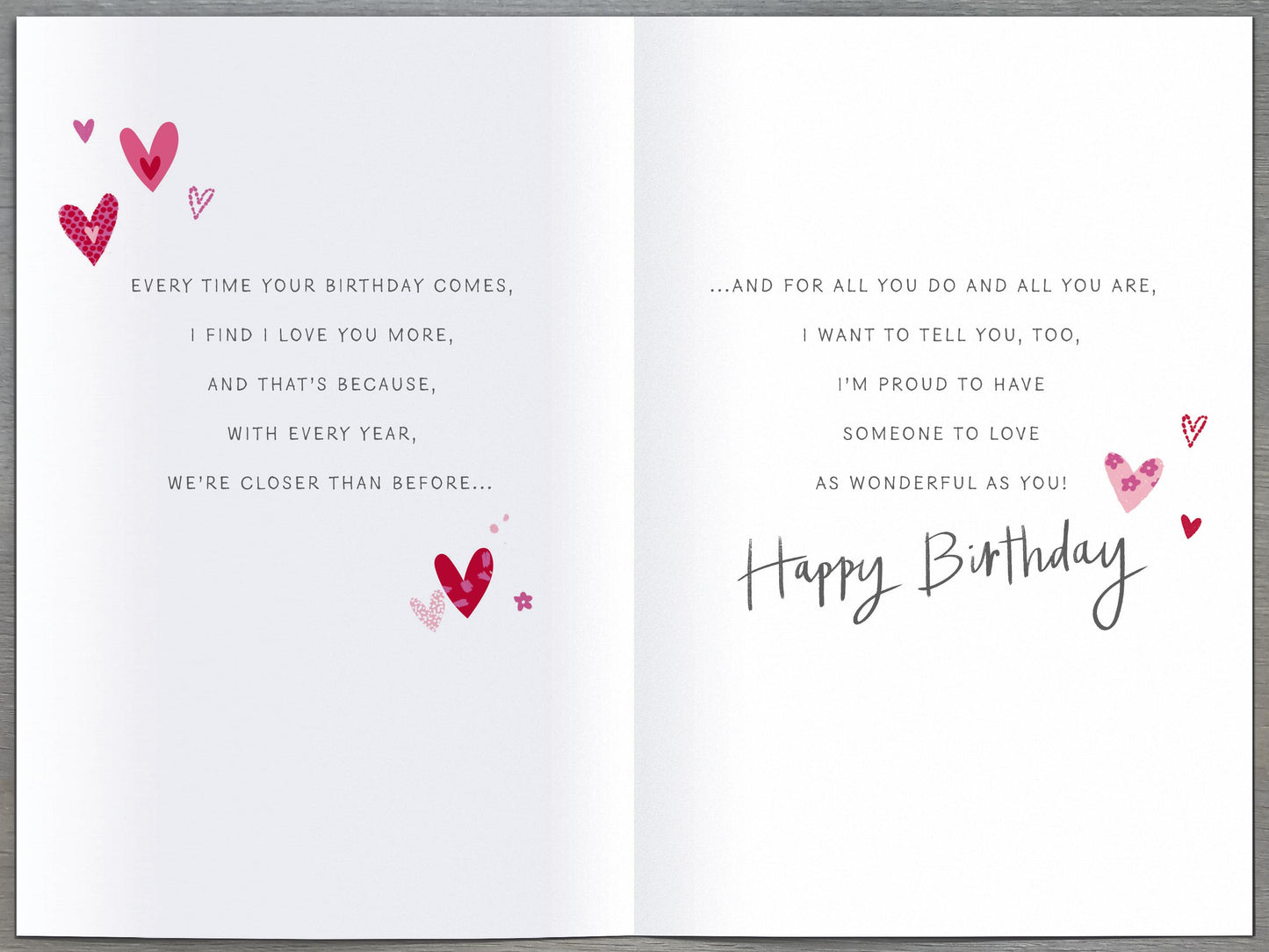 Standard Greeting Cards Birthday One I Love  Simply Traditional