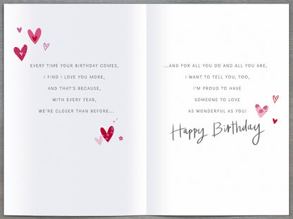 Standard Greeting Cards Birthday One I Love  Simply Traditional