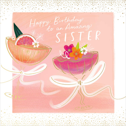 Standard Greeting Cards Birthday Sister  Carlton Core Line