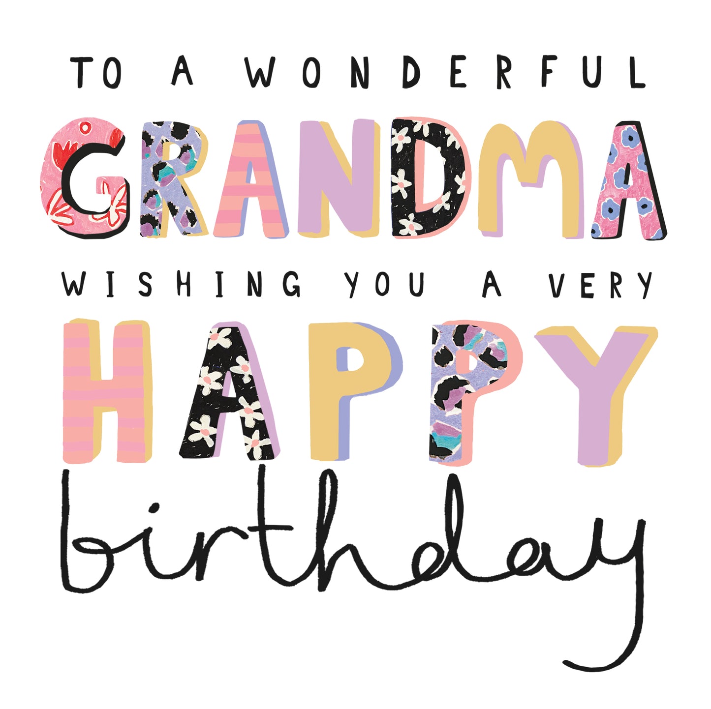 Standard Greeting Cards Birthday Grandma  Kindred Stop The Clock