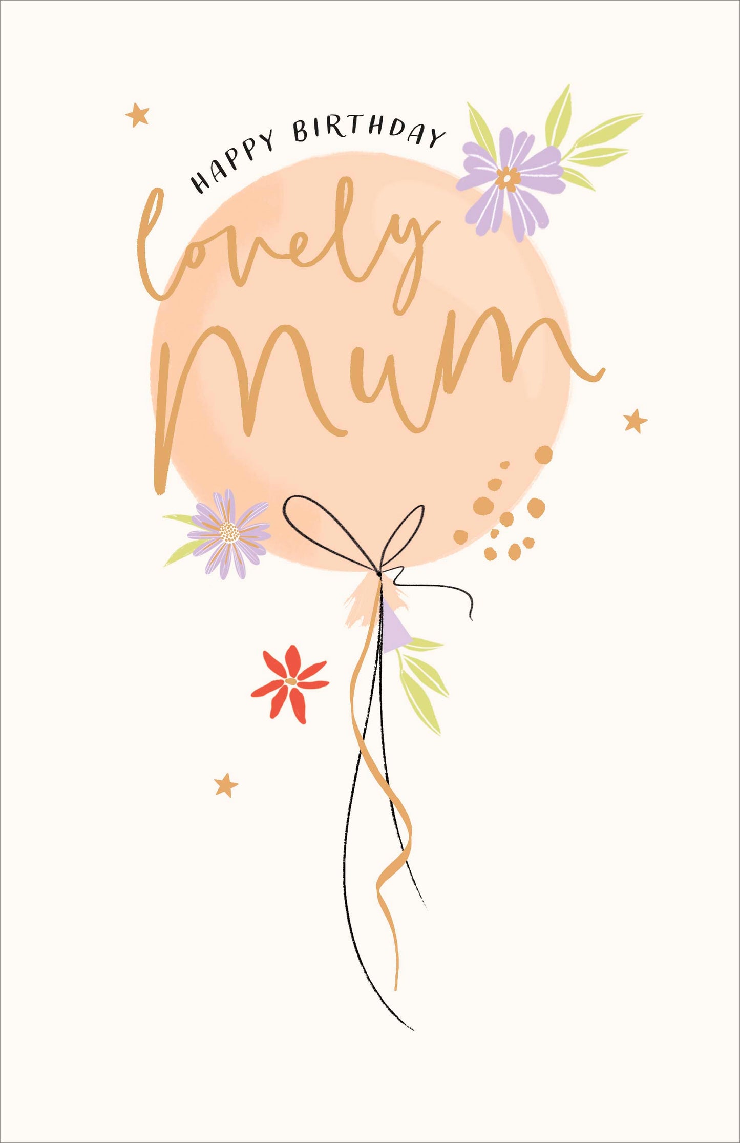 Hand Finished Greeting Cards Birthday Mum  Gibson Core Line