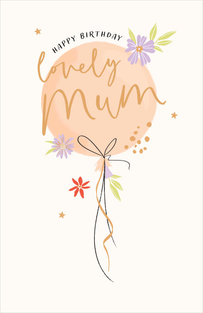 Hand Finished Greeting Cards Birthday Mum  Gibson Core Line