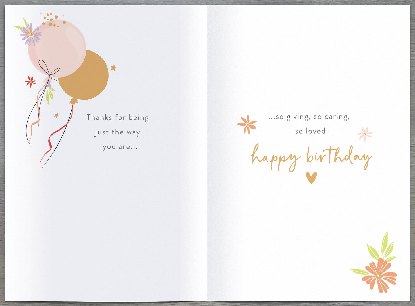 Hand Finished Greeting Cards Birthday Mum  Gibson Core Line