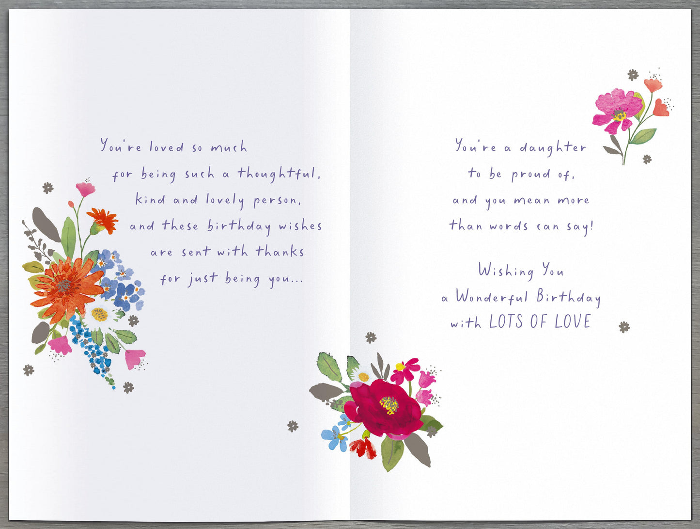 Standard Greeting Cards Birthday Daughter  Gibson Core Line