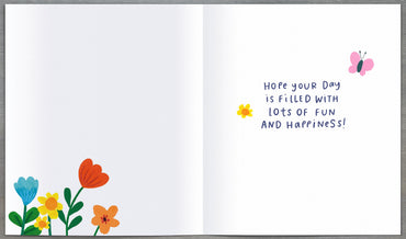 Standard Greeting Cards Birthday Sister  Happy Vibes