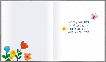 Standard Greeting Cards Birthday Sister  Happy Vibes