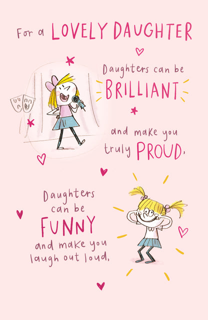 Standard Greeting Cards Birthday Daughter Hum Hanson Core Line
