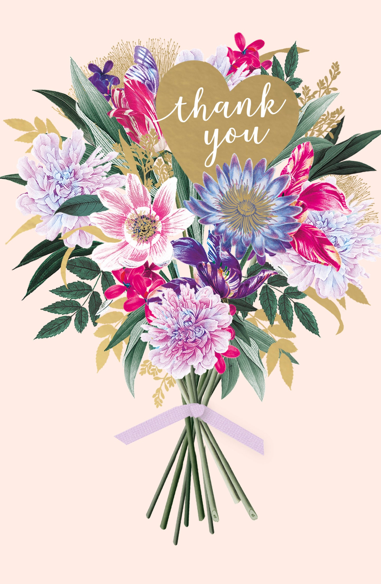 Standard Greeting Card Thank You  Range: Royal Horticultural Society