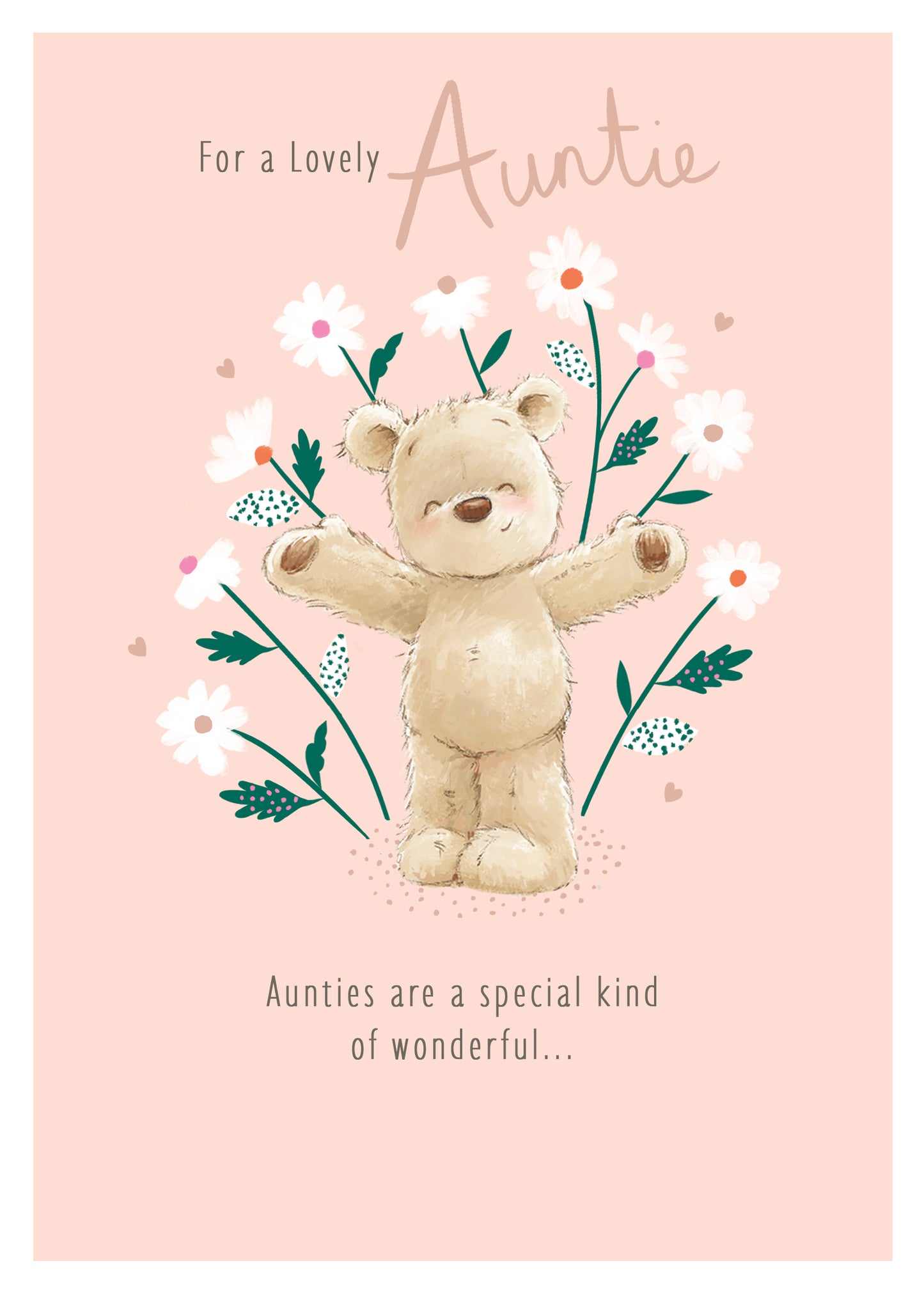 Standard Greeting Card Aunt  Range: Nutmeg