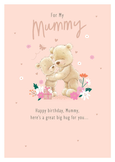Standard Greeting Cards Birthday Mummy Cute Nutmeg